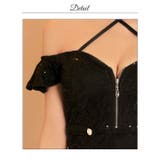 SEXYなデコルテクロス谷間ジップに輝くスパンコールで注目度UP!!プリーツミニ… | Dazzy | 詳細画像14 