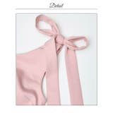 ワンショルリボンウエストシアースリット入りタイトロング丈キャバドレス[SML 3… | Dazzy | 詳細画像13 