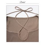 美デコルテ魅せクロスえちタイトリブニットワンピース[カジュアル dazzy cl… | Dazzy | 詳細画像15 