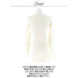 リブニットジップスリット長袖ミニワンピース | Dazzy | 詳細画像19