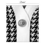 千鳥柄 Vネック フロントボタン | Dazzy | 詳細画像15 