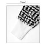 千鳥柄 Vネック フロントボタン | Dazzy | 詳細画像16 