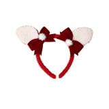 ファーリボンバンビ耳カチューシャ【2025サンタ/コスプレ】 | Dazzy | 詳細画像2 