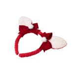 ファーリボンバンビ耳カチューシャ【2025サンタ/コスプレ】 | Dazzy | 詳細画像4 