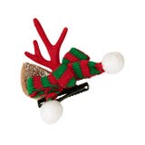 マフラートナカイ耳ヘアクリップ【2025サンタ/コスプレ】 | Dazzy | 詳細画像4 