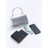 [2way]メタリック スクエア ワンハンドル バッグ | Dazzy | 詳細画像10 