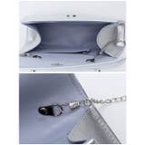 [2way]メタリック スクエア ワンハンドル バッグ | Dazzy | 詳細画像8 