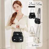 [2way]キルティングチェーンショルダーリュック | Dazzy | 詳細画像1 