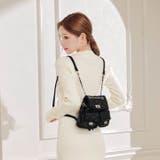 [2way]キルティングチェーンショルダーリュック | Dazzy | 詳細画像2 