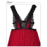 ベビードール エプロン風 レース | Dazzy | 詳細画像7 