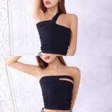 キャミソール カップ付き アシンメトリー | Dazzy | 詳細画像2 