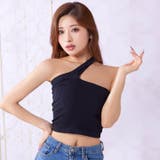 キャミソール カップ付き アシンメトリー | Dazzy | 詳細画像3 