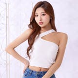 キャミソール カップ付き アシンメトリー | Dazzy | 詳細画像4 