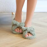 スリッパ モコモコ リボン | Dazzy | 詳細画像3 