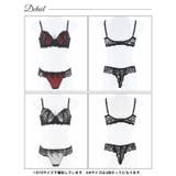 脇高ブラジャー ショーツ セットゴシック | Dazzy | 詳細画像8 