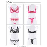 脇高ブラジャー ショーツ セット | Dazzy | 詳細画像9 