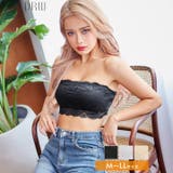 チューブブラ ノンワイヤー フラワー | Dazzy | 詳細画像1