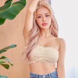 チューブブラ ノンワイヤー レーシィ | Dazzy | 詳細画像3 