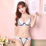 脇高ブラジャー ショーツ セット | Dazzy | 詳細画像6 