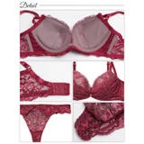 脇高ブラジャー ショーツ セット | Dazzy | 詳細画像10 