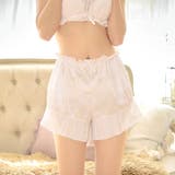 タップパンツギャザー フリル シフォンタップパンツ | Dazzy | 詳細画像3