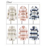 ルームウェア ボーダー フード付き | Dazzy | 詳細画像9 