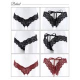 スタンダードショーツ バックリボン 総レース | Dazzy | 詳細画像7 