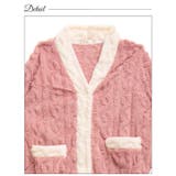 バイカラーケーブルボアトップス&ロングパンツルームウェア | Dazzy | 詳細画像10 