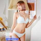 脇高ブラジャー ショーツ セットノンワイヤー | Dazzy | 詳細画像1