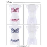 [ノンワイヤー]エレガントボタニカルリリー脇高ブラジャー&フルバックショーツ | Dazzy | 詳細画像9 