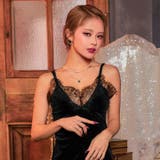 ラグジュアリーリバーレースロングベビードール | Dazzy | 詳細画像5 