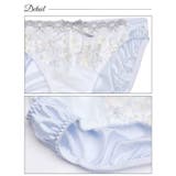 スカラップレースブロッサムブラジャー&フルバックショーツ | Dazzy | 詳細画像10 