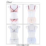 スカラップレースブロッサムブラジャー&フルバックショーツ | Dazzy | 詳細画像8 