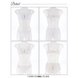 ペールスウィートフラワーブラジャー&フルバックショーツ | Dazzy | 詳細画像7