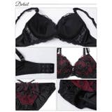 [三上悠亜着用]ブリリアントダークフルールブラジャー&フルバックショーツ | Dazzy | 詳細画像10 