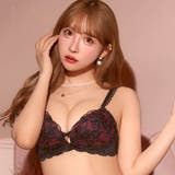 [三上悠亜着用]ブリリアントダークフルールブラジャー&フルバックショーツ | Dazzy | 詳細画像5 