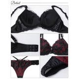 [三上悠亜着用]ブリリアントダークフルールブラジャー&Tバックショーツ | Dazzy | 詳細画像10 