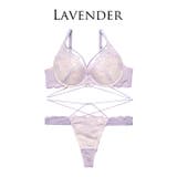 【Reinest】エレガンスペタルコードブラジャー&バック透けTバックショーツ | Dazzy | 詳細画像7 