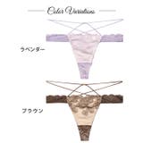 エレガンスペタルコードバック透け選べるショーツ | Dazzy | 詳細画像9 