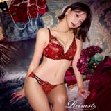 ディープクイーンアイビーブラジャー&バック透けフルバックショーツ | Dazzy | 詳細画像3
