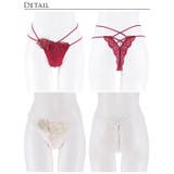 レーヴブロッサムレースアップバック透け選べるショーツ | Dazzy | 詳細画像10