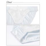 パピヨンケミカルレースブラジャー&フルバックショーツ | Dazzy | 詳細画像10