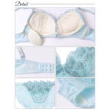 パステルブルームローズブラジャー&フルバックショーツ | Dazzy | 詳細画像10