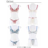 [Reinest]ブルームレーシィマテリアルブラジャー&バック透けTバックショー… | Dazzy | 詳細画像9 