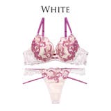 [Reinest]ノーブルボタニークフラワーブラジャー&バック透けTバックショー… | Dazzy | 詳細画像8 