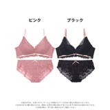 ドーリーロマンティックレース脇高ブラジャー&バック透けフルバックショーツ | Dazzy | 詳細画像6