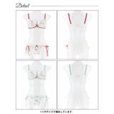 ラズベリーチュールリボンブラジャー&フルバックショーツ | Dazzy | 詳細画像9