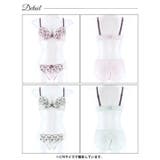 水彩フラワーシフォンブラジャー&フルバックショーツ | Dazzy | 詳細画像9