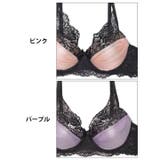 [EFサイズ]グラマラスチュールサテン脇高ブラジャー&フルバックショーツ | Dazzy | 詳細画像11 