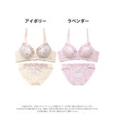 [ノンワイヤー] ブルームレースエンブロイダリーブラジャー&フルバックショーツ | Dazzy | 詳細画像8 